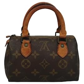 Louis Vuitton-LOUIS VUITTON Monogram Mini Speedy Hand Bag M41534 LV Auth 117036-Monogram