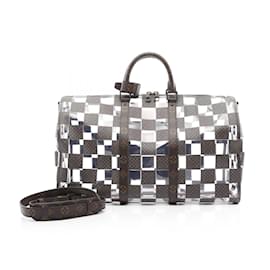 Louis Vuitton-Louis Vuitton Keepall Bandouliere 50 Boston Bag-Brown,Other