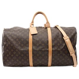 Louis Vuitton-Louis Vuitton Keepall Bandouliere 60 Boston Bag-Brown