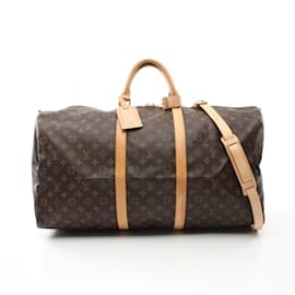Louis Vuitton-Louis Vuitton Keepall Bandouliere 60 Boston Bag-Brown