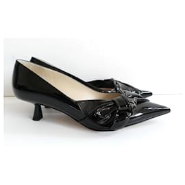 Jimmy Choo-Jimmy Choo Elinor 45 Kitten Heel Pumps-Black