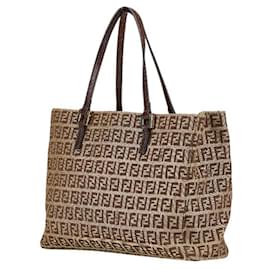 Fendi-Fendi Zucchino Handbag-Brown