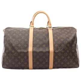 Louis Vuitton-Louis Vuitton Keepall 50 Boston Bag-Brown