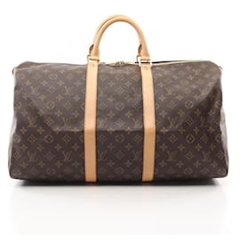 Louis Vuitton-Louis Vuitton Keepall 50 Boston Bag-Brown