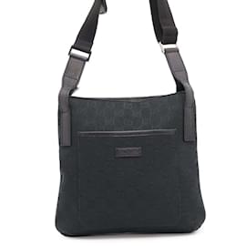 Gucci-Gucci GG Canvas Shoulder Bag-Black