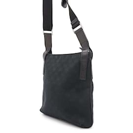 Gucci-Gucci GG Canvas Shoulder Bag-Black