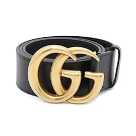 Gucci-Cinto largo Double G Gucci-Preto