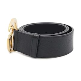 Gucci-Cinto largo Double G Gucci-Preto