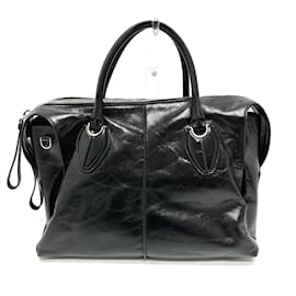 Tod's-Tod's D Style Handbag-Black