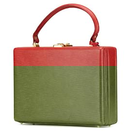 Fendi-Fendi Mini Trunk Attaché Case Shoulder Bag-Red