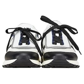 Prada-Prada Men's Sneakers-Brown,White,Navy blue