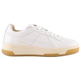 Autre Marque-Leather sneakers-White