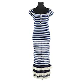 Autre Marque-Cotton dress-Blue