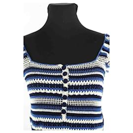 Autre Marque-Cotton dress-Blue