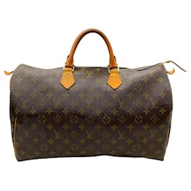 Louis Vuitton-Louis Vuitton Large Monogram Speedy-Brown