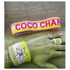 Chanel-Chanel headband and bracelet set-Multiple colors