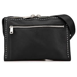 Fendi-Sac à épaule Fendi Selleria-Noir