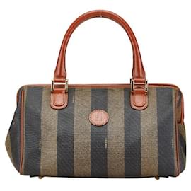 Fendi-Fendi Pecan Handbag-Brown,Khaki