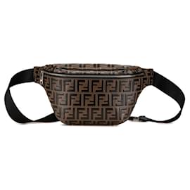 Fendi-Fendi Zucca Waist Bag-Brown,Black
