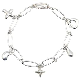 Tiffany & Co-Pulseira de Charms Tiffany 5 em Prata 925-Outro