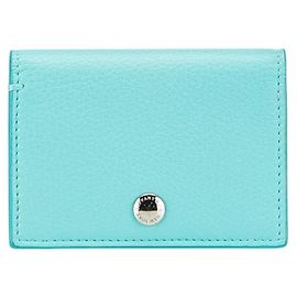 Tiffany & Co Tiffany Light Blue Leather Card Case Light blue