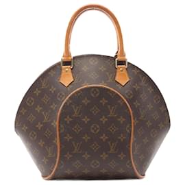 Louis Vuitton-Louis Vuitton Monogram Ellipse MM Handbag M51126-Brown