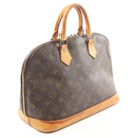 Louis Vuitton-Louis Vuitton Monogram Alma PM Handbag M51130-Brown