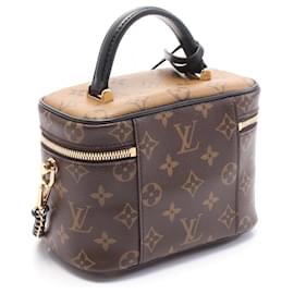 Louis Vuitton-Louis Vuitton Monogram Reverse Vanity NV PM Handbag M45165-Brown
