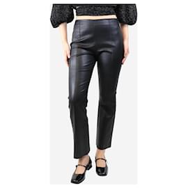 The row-Black leather trousers - size UK 12-Black