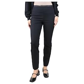 Prada-Black elasticated trousers - size UK 10-Black