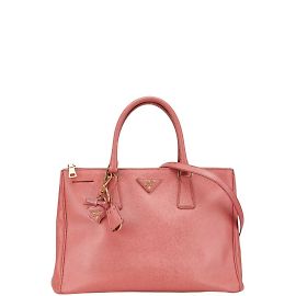 Sac à main Prada Triangle Plate Galleria Rose