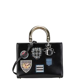 Christian Dior-Christian Dior 2014 Medium Patch Handbag-Black,Multiple colors
