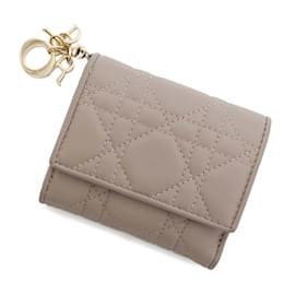 Christian Dior-Christian Dior Lady Dior Tri-fold Wallet-Other