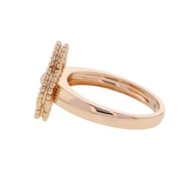 Van Cleef & Arpels-Van Cleef & Arpels Alhambra Diamond Band Ring-Pink