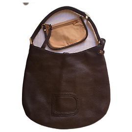Bolsa Delvaux Louise vintage + bolsa Marrom