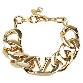 Pulseira de corrente V Valentino Dourado