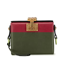 Christian Dior-Christian Dior Dior Addict Small Box Shoulder Bag-Red