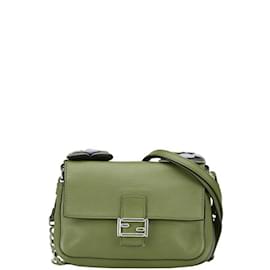 Fendi-Fendi Double Micro Bucket Handbag-Red,Multiple colors