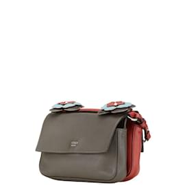 Fendi-Fendi Double Micro Bucket Handbag-Red,Multiple colors