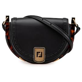 Fendi-Fendi Moonlight Shoulder Bag-Brown,Black