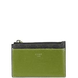 Céline-Celine Macadam Card Case-Brown,Black