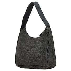 Autre Marque-Pradasports Gray Wool Handbag-Brown