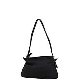 Fendi-Fendi Mamma Bucket Jersey Handbag-Black