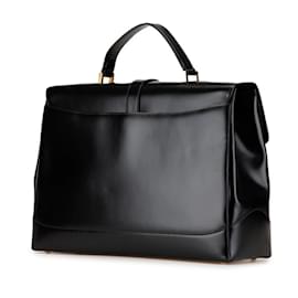 Céline-Celine Black Calfskin Handbag-Black