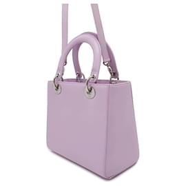 Christian Dior-Christian Dior Lady Pocket Cannage Medium Handbag-Pink