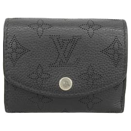 Louis Vuitton-Louis Vuitton Mahina Portefeuille Iris XS Wallet-Black