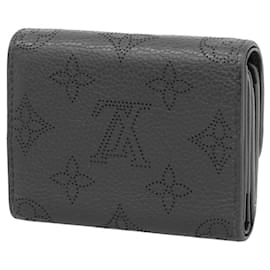 Louis Vuitton-Louis Vuitton Mahina Portefeuille Iris XS Wallet-Black
