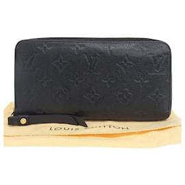 Louis Vuitton-Louis Vuitton Monogram Empreinte Zippy Wallet-Black