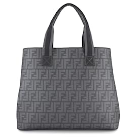 Fendi-Fendi Zucca Tote Bag-Brown