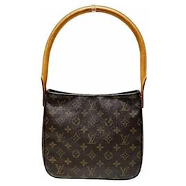 Louis Vuitton-Louis Vuitton Monogram Looping MM Shoulder Bag-Brown,Monogram